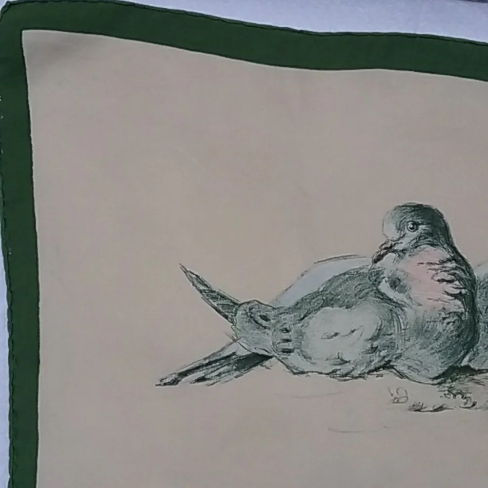 Hermes Les Tourterelles Scarf 1956 Xavier de Poret - Picture 6 of 13